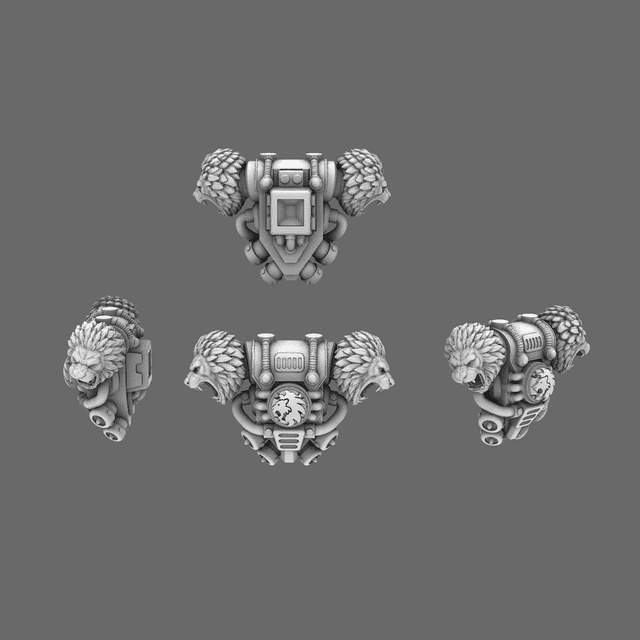 Lion Spirit Knights V7 Classical Backpack