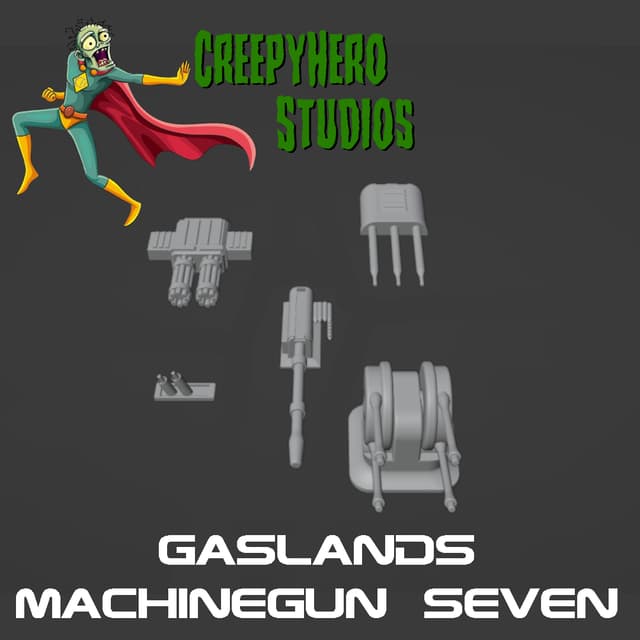 Gaslands Machinegun Seven Set