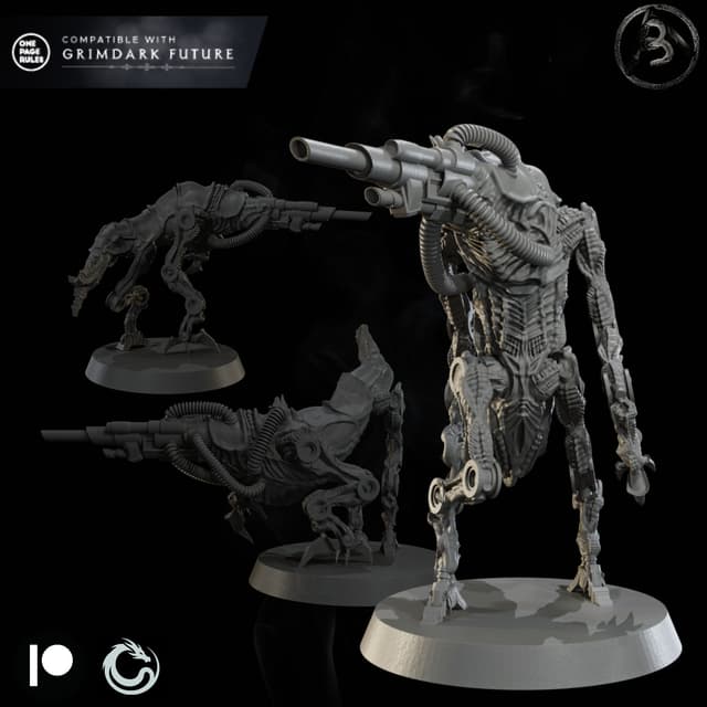 Mechanical Hive Gun Drone