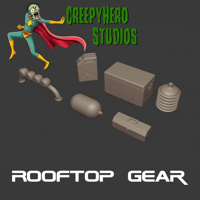 Gaslands Rooftop Gear Set
