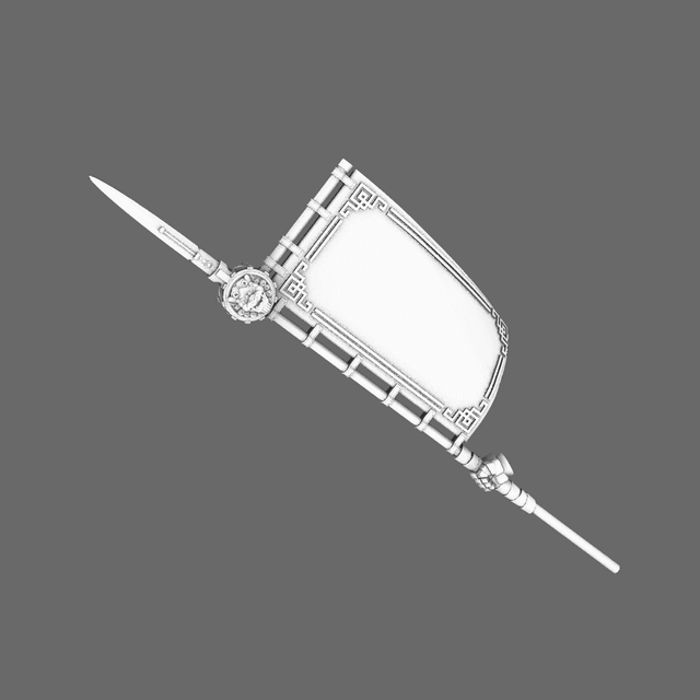 Cyber Samurai Sashimono Battle Flag RIGHT