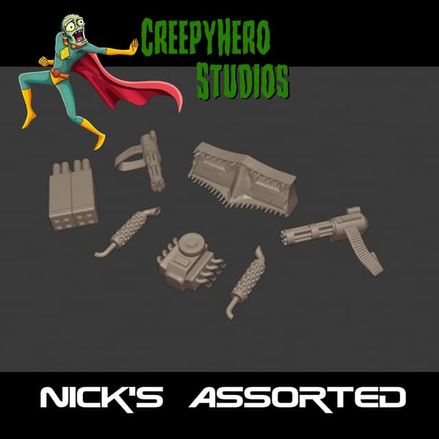 Gaslands Nick Assorted Weapon Set