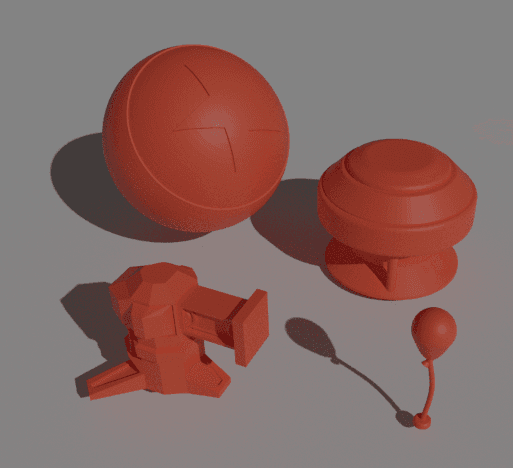 Gaslands 20mm (1:64) Scale Clown Obstacles Set STL – Post-Apocalyptic Terrain for Car Combat Tabletop Gaming