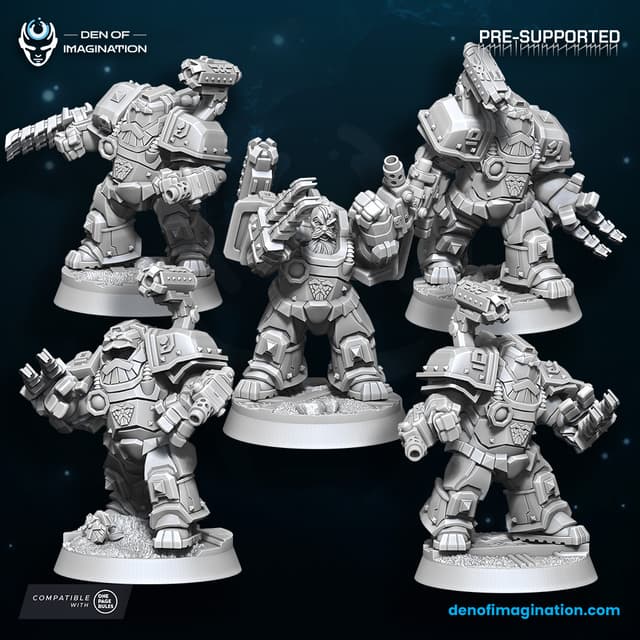 Space Dwarfs - Khazaroth Empire Iron Moles Unit