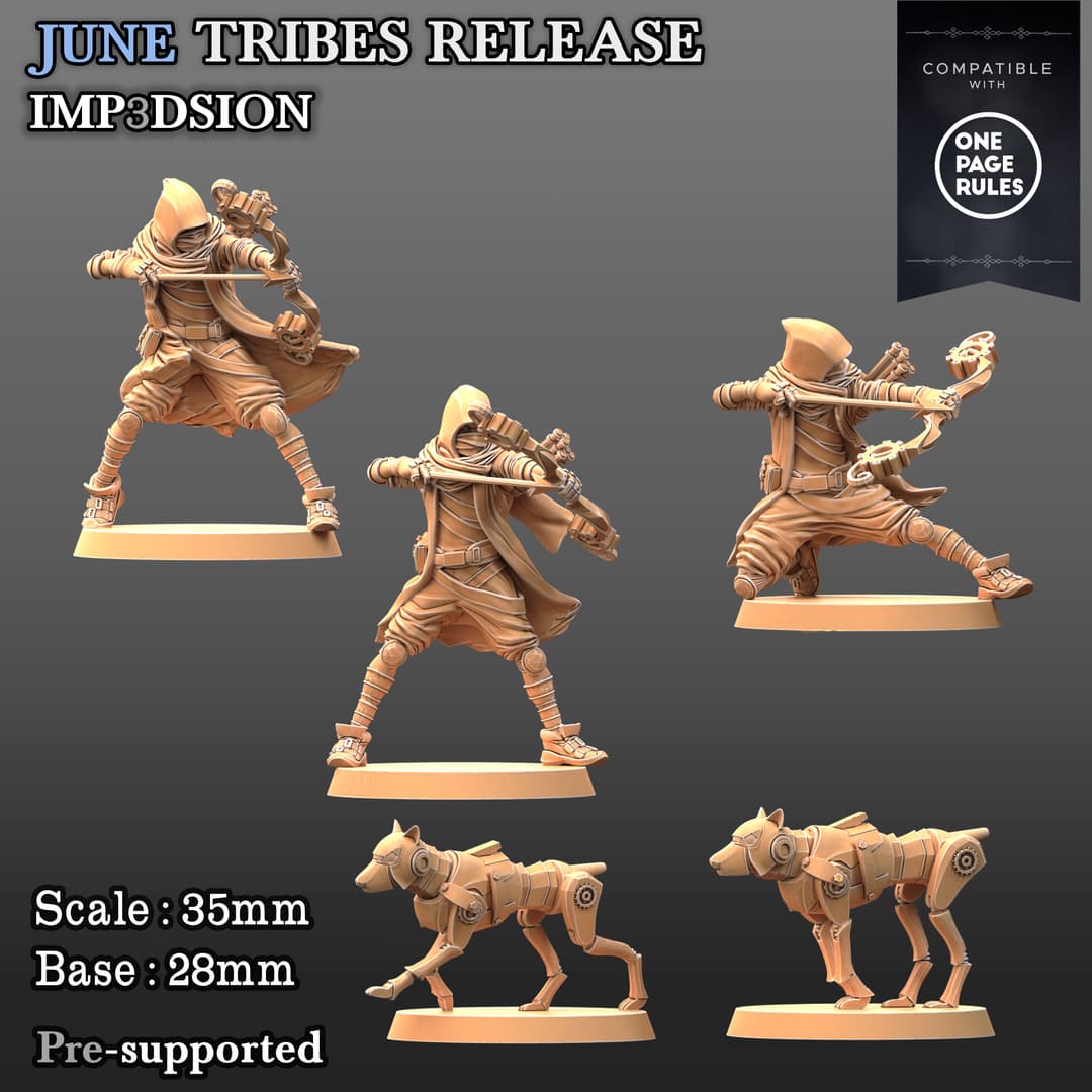 Tinkerlings Steelhounds 5 miniatures