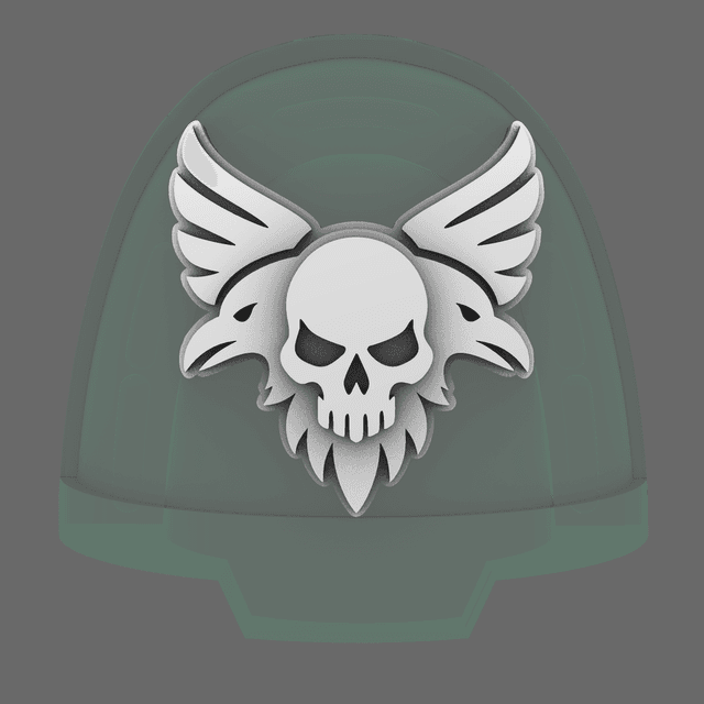 Skull Ravens V10B Shoulder Symbols