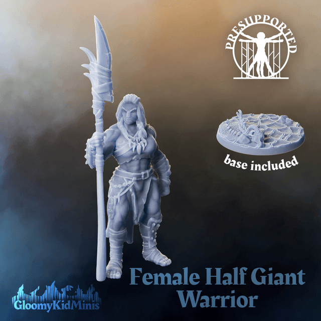 Female Half-Giant Warrior