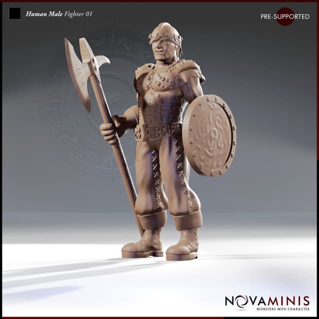 Human Male Fighter 01
