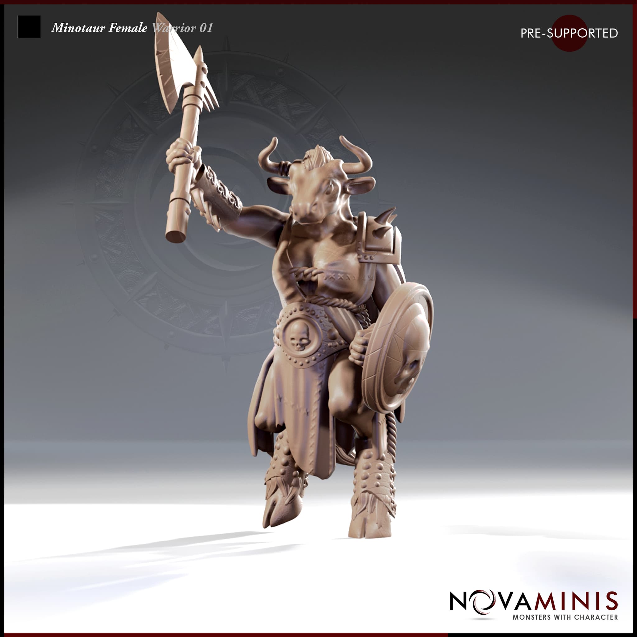 Minotaur Female Warrior 01