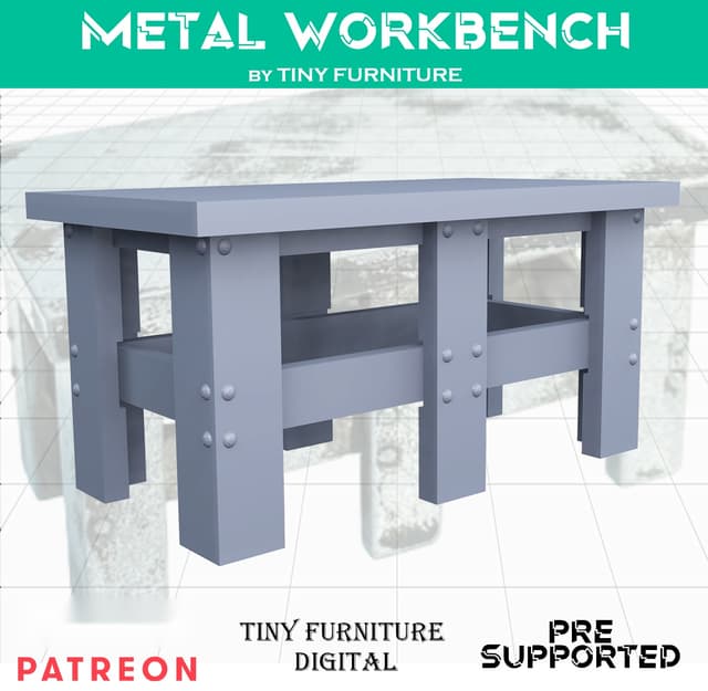 Metal workbench