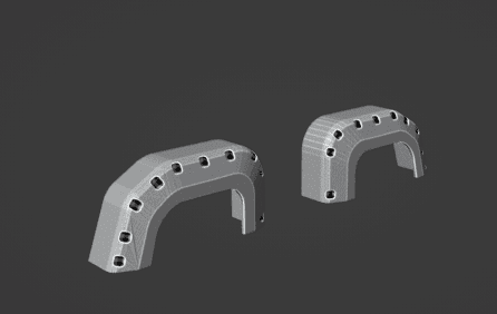 Gaslands Square Fender Flare Set