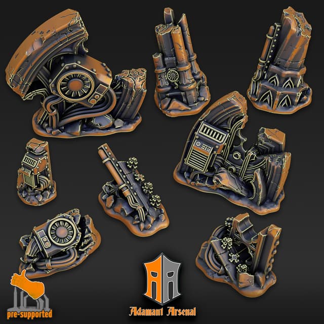 Basing Bits - Industrialized Temple Ruin