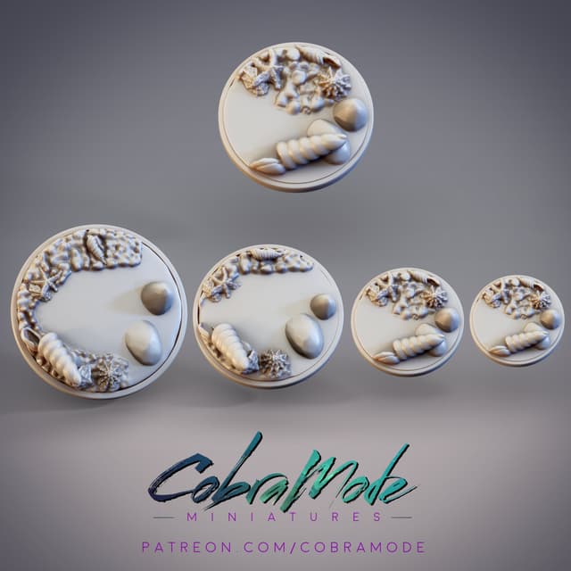Shell and Water Bases (4 pack)