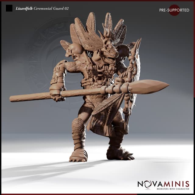 Lizardfolk Ceremonial Guard 02