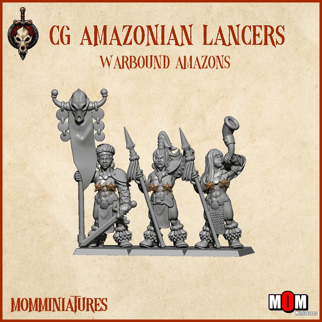 CG Amazonian Lancers (Warbound Amazons)