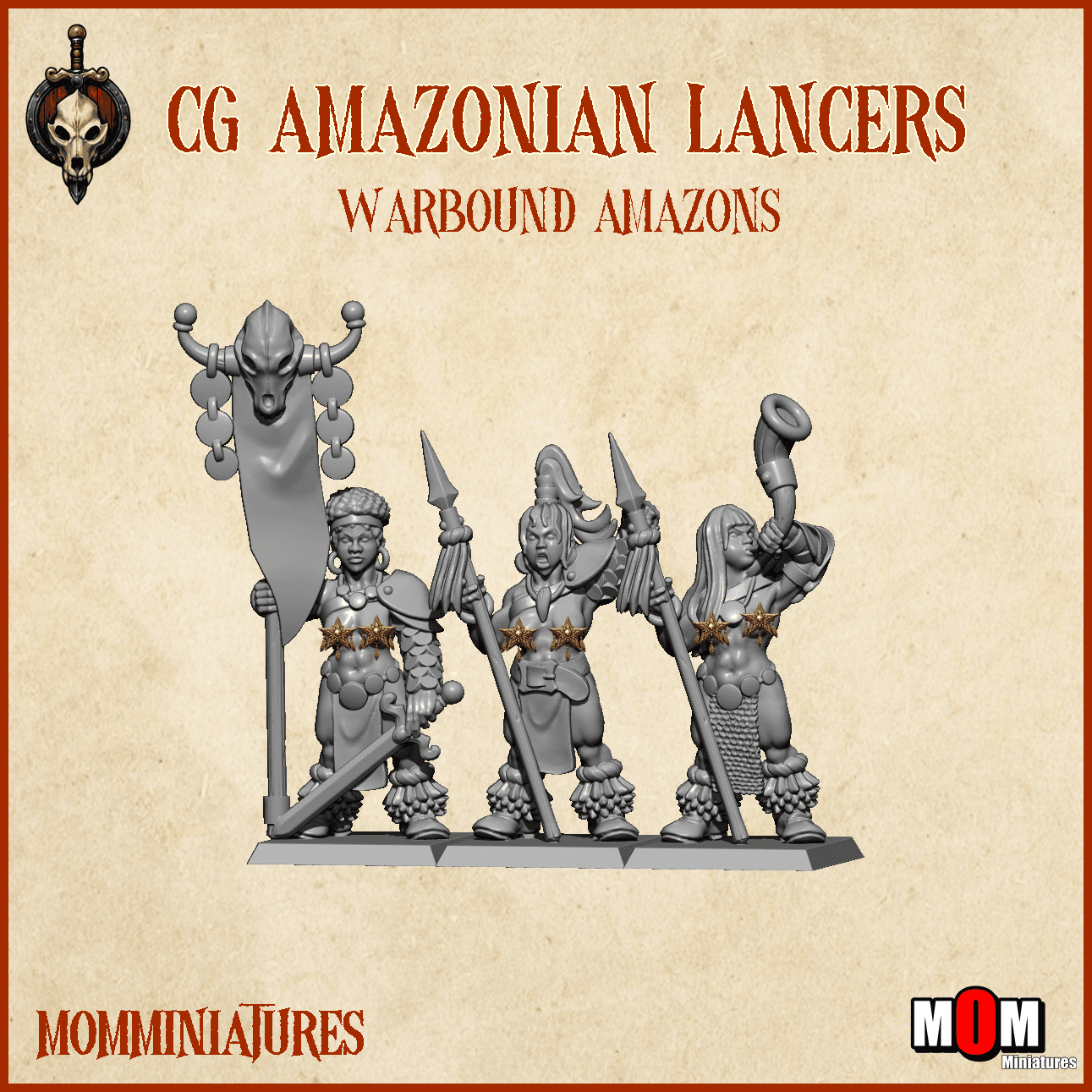 CG Amazonian Lancers (Warbound Amazons)