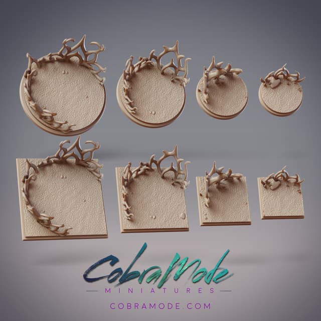 Crown of Thorns Base Pack (8pcs) - Round and Square Versions