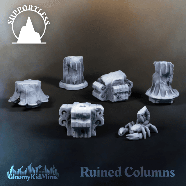 Riuned Columns (supportless)