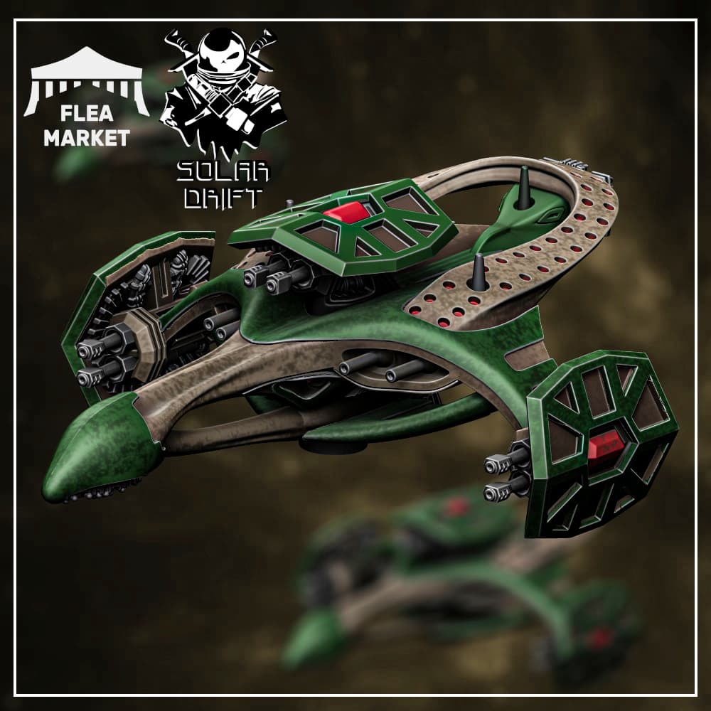 Birds of Prey Battlecruiser (Flesh and Metal - Solar Drift)
