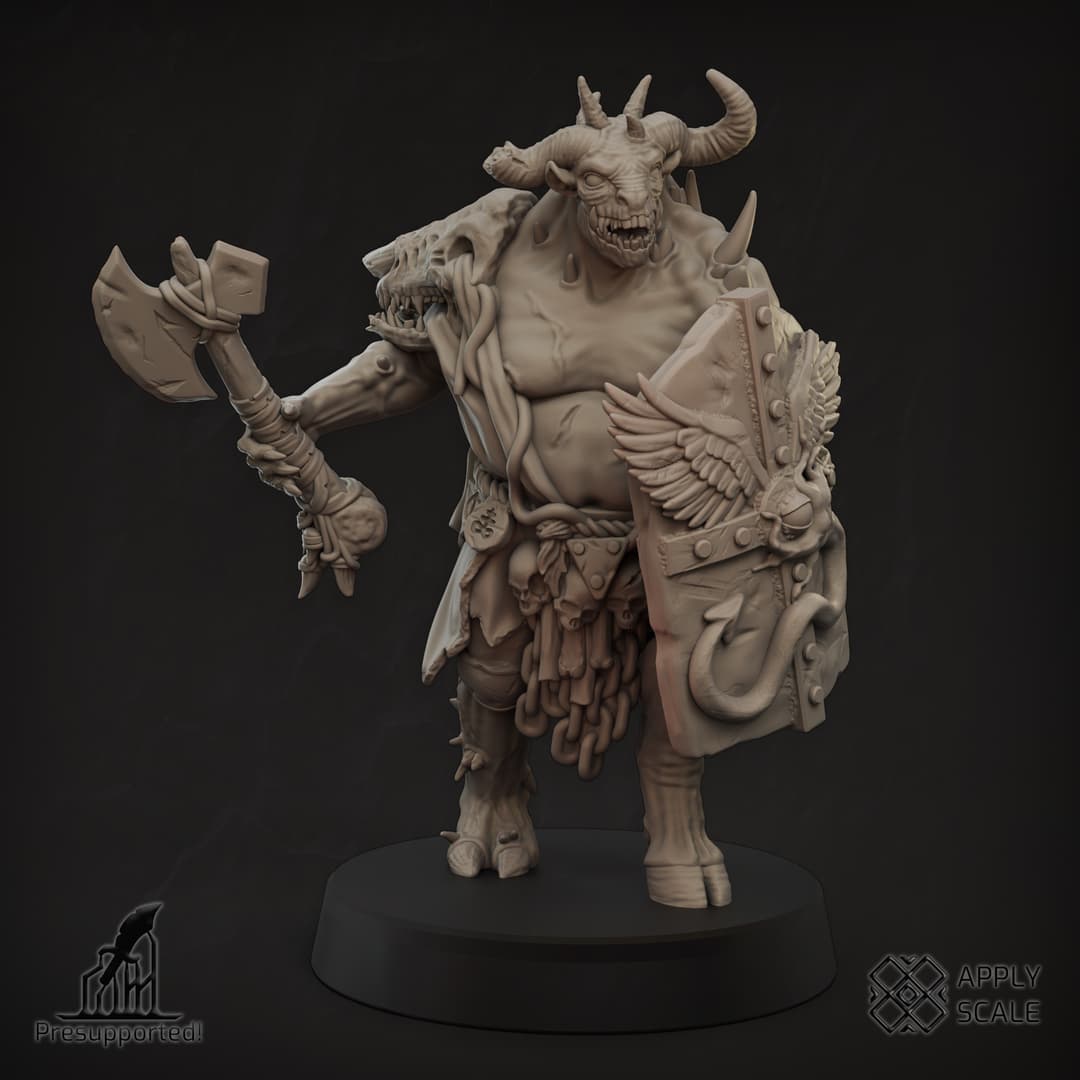 Cursed Demon Warrior Fiend 2 (heretics, wargaming, dnd, tabletop, trooper)