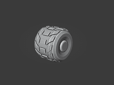 Gaslands Lunar Rover Wheel