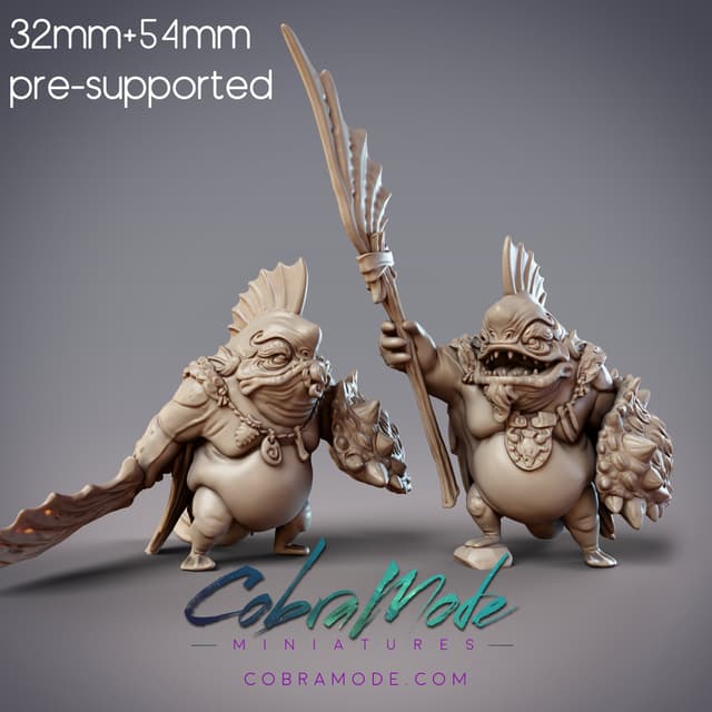 Fishfolk Fighters - Sommos Jow Veterans (Pre-Supported)