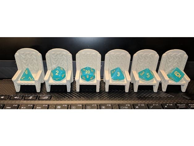 Dice Thrones - Knotwork/Celtic - Fits all standard Polyhedral dice
