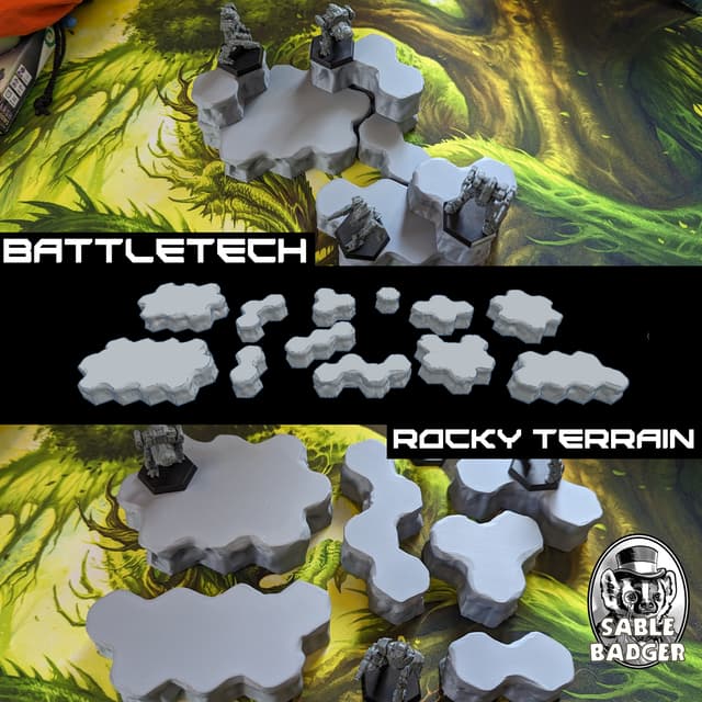 Battletech Hex Cliff Terrain