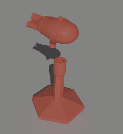 Space Combat Light Utility Class Trillian Spaceship and Flight Stand STL – Printable Support Craft for Sci-Fi Tabletop Wargaming