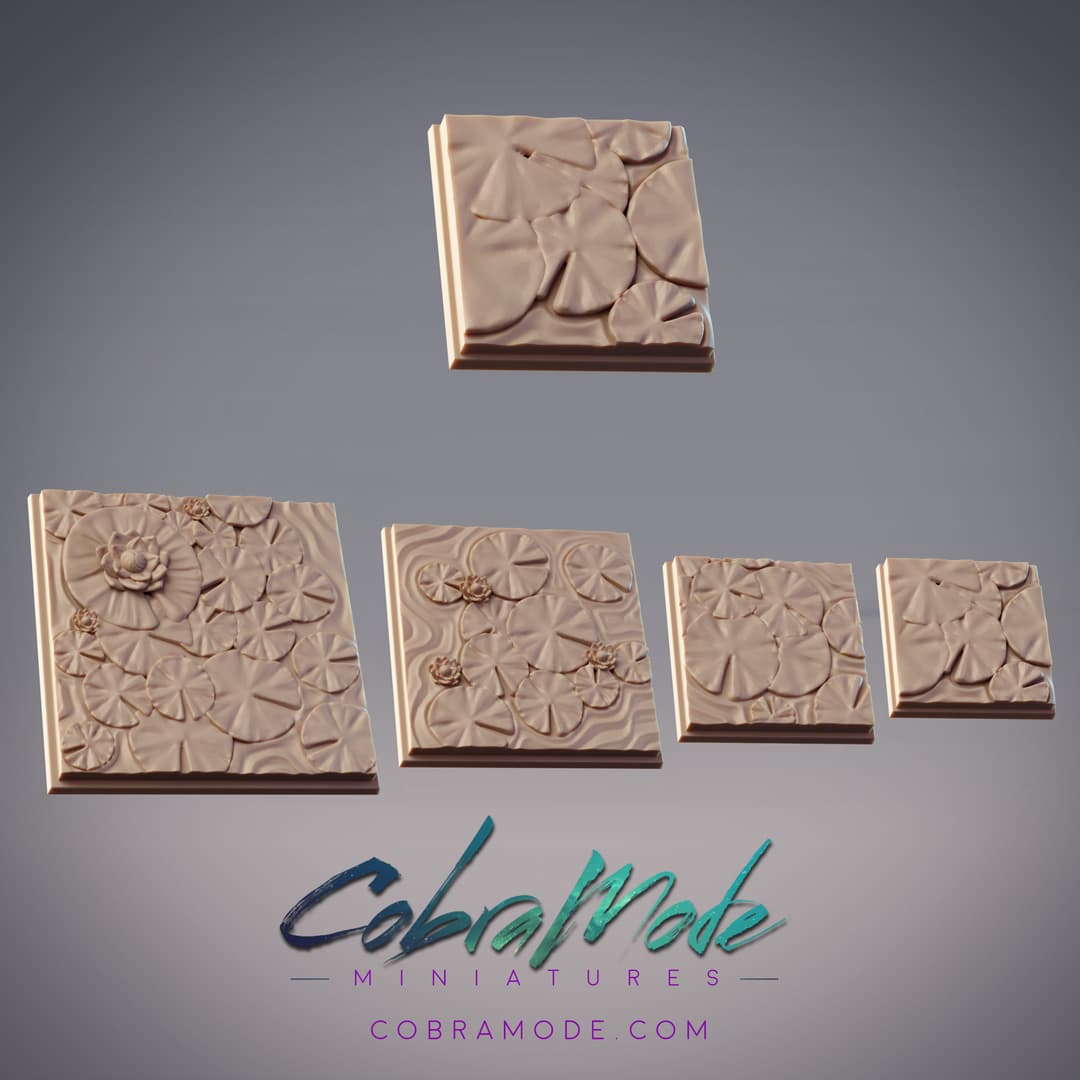 Lilypads Square Base Pack (4pcs)