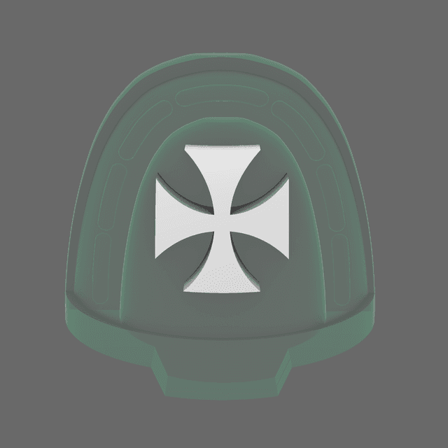 Crusader Knights  V10B Shoulder Symbols