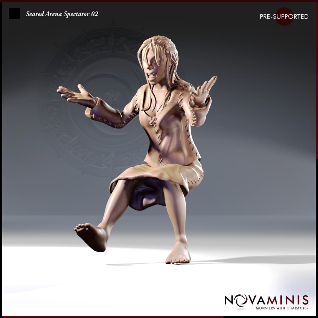 Seated Arena Spectator 02