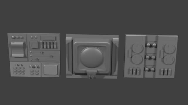 Wall-mounted computer panels M8