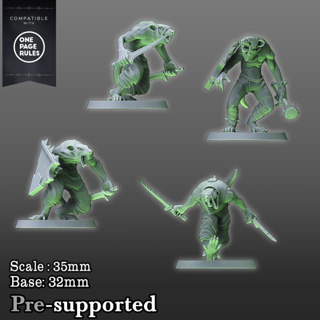 Night Crawlers 4 miniatures