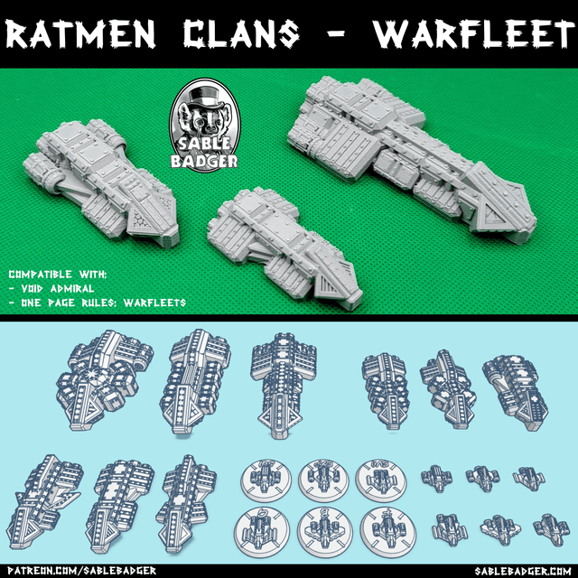 OPR Warfleets - Ratmen Clans