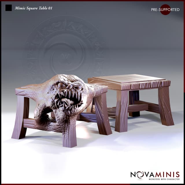 Mimic Square Table 01