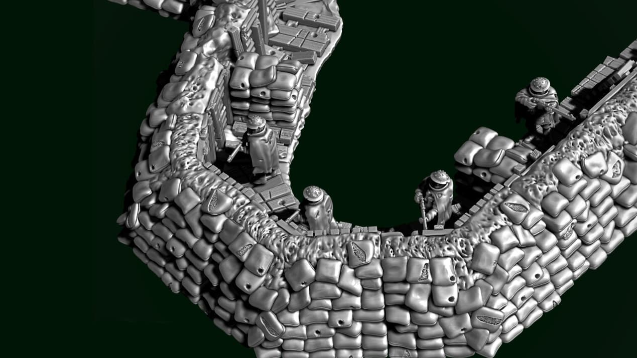 Trench Defensive Position