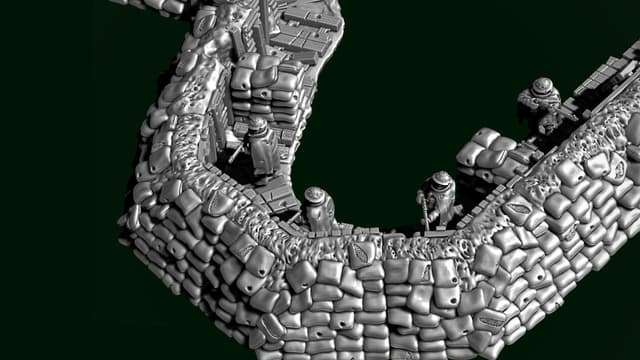 Trench Defensive Position
