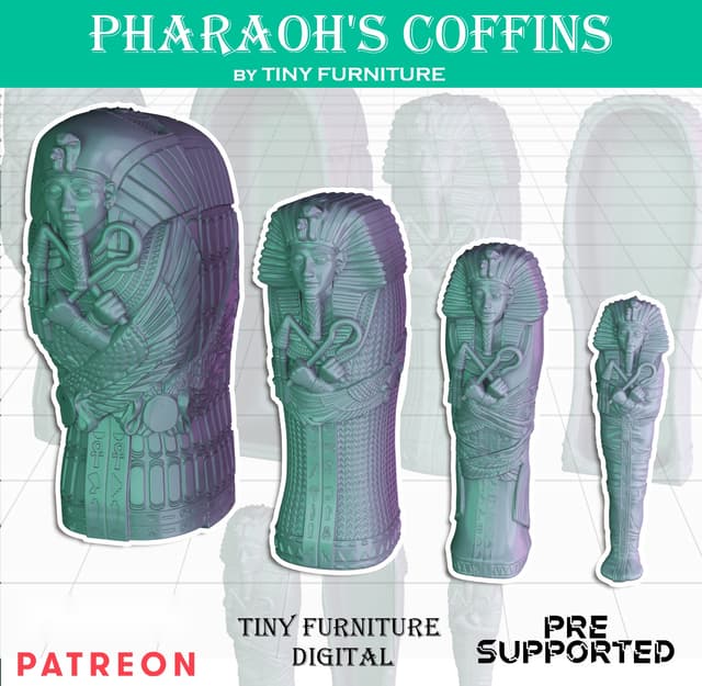 Pharaoh's coffins