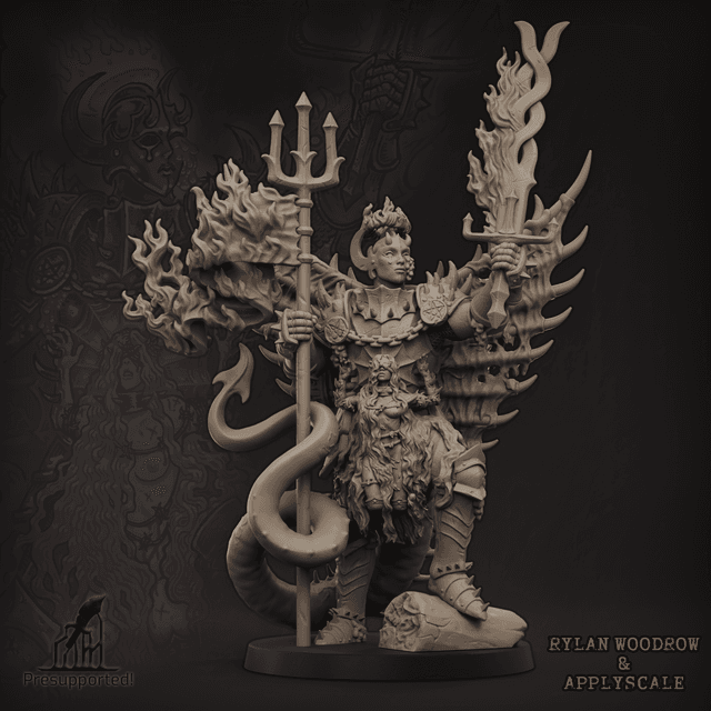 Infernal Knight Commander – Demonic Praetor Warrior