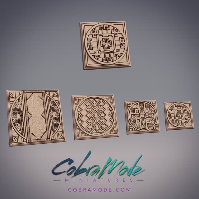 Imperial Hall Square Base Pack (4pcs)
