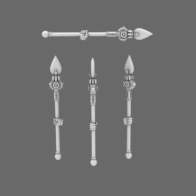 Lion Spirit Knights War Spear RIGHT