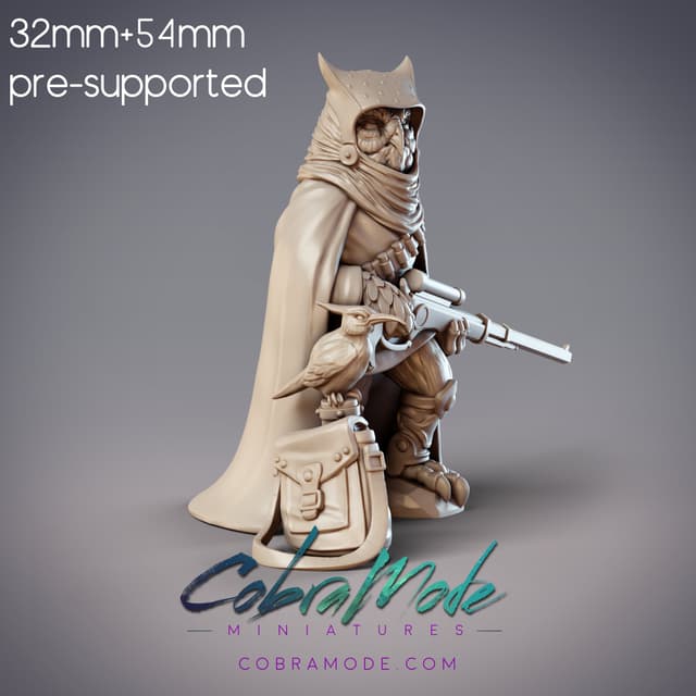 Owlfolk Bounty Hunter - Tamalut, Amaura Hunter (Pre-supported)