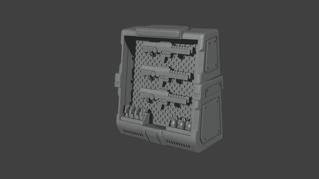 Weapon Rack - Assault Rifles