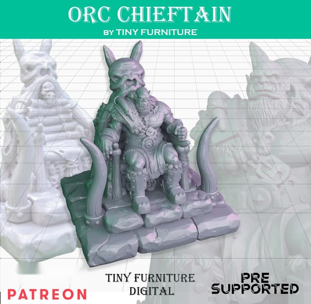 Orc Chieftain (SITTING FOLKS)