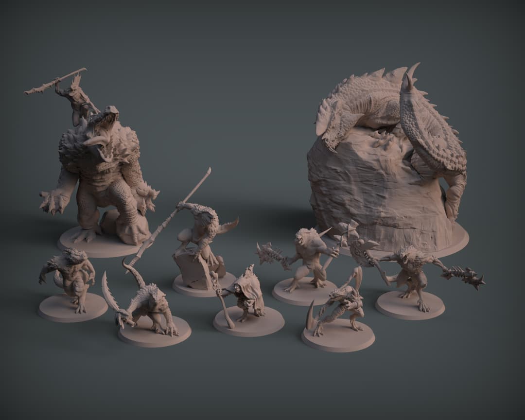 Lizardmens - Dragonborns Full Pack