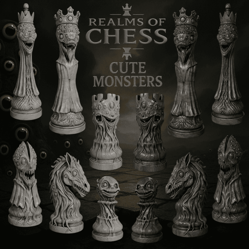 Realms of Chess: Cute Monsters