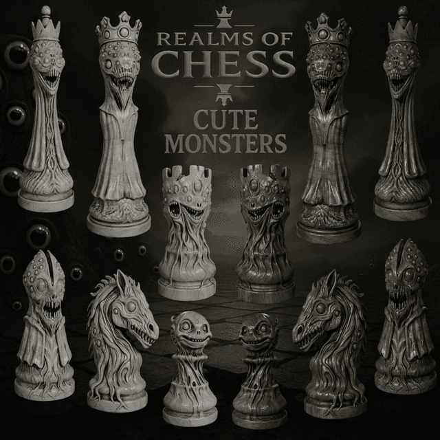 Realms of Chess: Cute Monsters