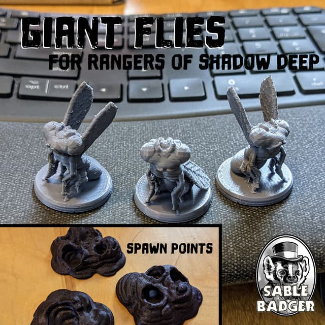 Rangers of Shadow Deep - Giant Fly Minis and Spawn Points
