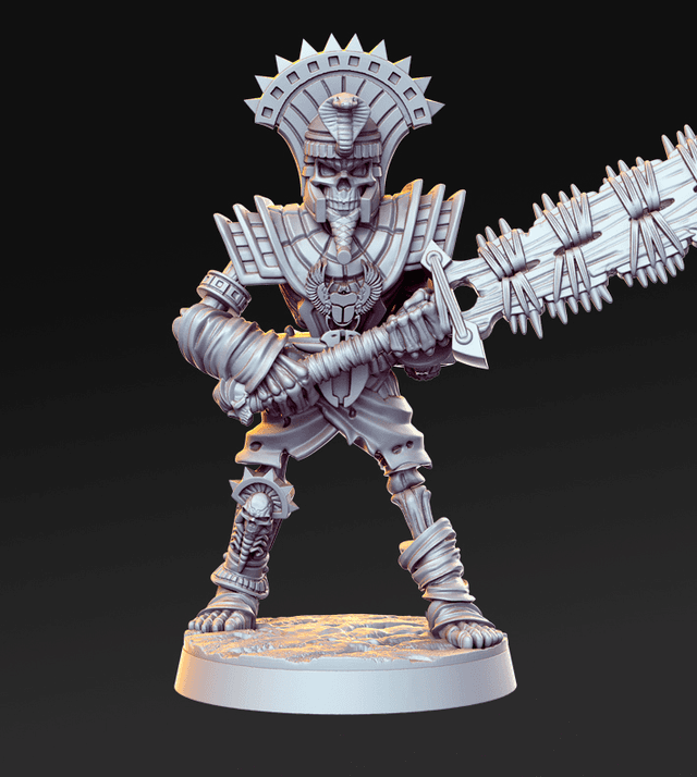 Mummy with two-handed weapon - RN Studio